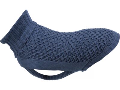 Плетен пуловер за кучета NORWOOD - СИН