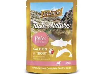 PRINCE TASTE OF NATURE PALEO POUCHES  - 375ГР. 1+1 ПОДАРЪК