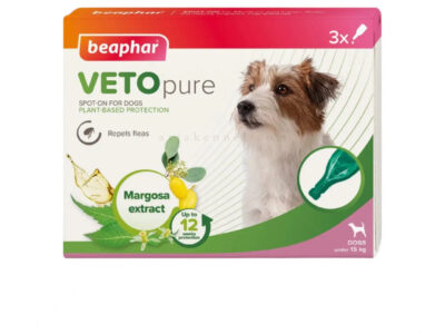 Противопаразитни пипети за дребни породи кучета BEAPHAR Veto Pure Bio Spot on Small Dog