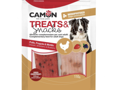 ДОПЪЛВАЩА ХРАНА ЗА КУЧЕТА ПИЛЕШКИ СЛАДОЛЕД С ЯГОДИ И БОРОВИНКИ.