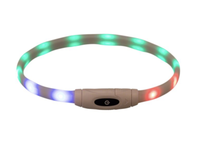 НАШИЙНИК СВЕТЕЩ USB XS-XL 65/16 MULTI COLOURED