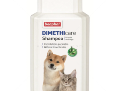 Противопаразитен шампоан с диметикон и алое вера BEAPHAR DimethiCare, за кучета и котки над 12 седмици