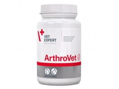 Vet Expert ArthroVet HA 90 - хранителна добавка за кучета и котки със ставни проблеми 90 таблетки