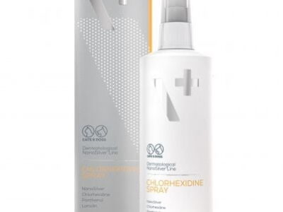 Vet Expert Chlorhexidine Spray - съдържащ хлорхексидин, за локално лечение при кучета и котки с кожни лезии от бактериален произход 100 мл.