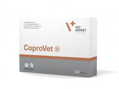 Vet Expert CoproVet - хранителна добавка против копрофагия и хранителни проблеми при кучета и котки 30 таблетки