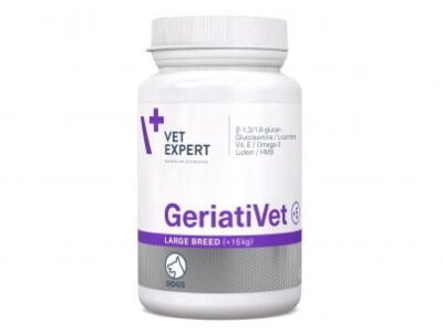 Vet Expert GeriatiVet Dog Large Breed - цялостна грижа за възрастните кучета, за големи породи 45 таблетки