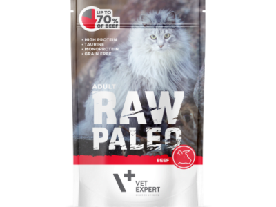 Raw Paleo Cat Adult Beef - Пауч за израснали котки с телешко 100 гр.
