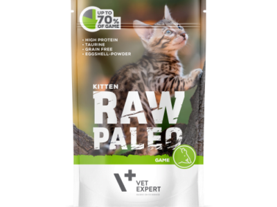 Raw Paleo Cat Kitten Game - пауч за малки котенца с дивеч 100 гр.