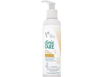 Vet Expert Clinic Care microBiome Hypo & OMEGA Conditioner 150 ml - Омекотяващ балсам за кучета и котки с отмиване за суха козина