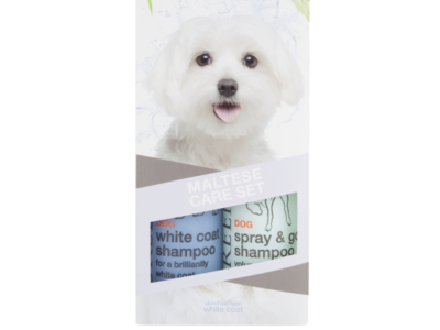 КОМПЛЕКТ ЗА ГРИЖА ЗА БЕЛИ КУЧЕТА GREEN FIELDS