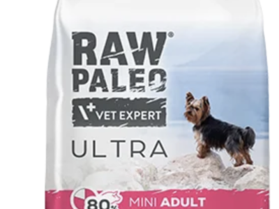 RawPaleo ULTRA Adult Mini Pork – суха храна със свинско за възрастни кучета от малки породи