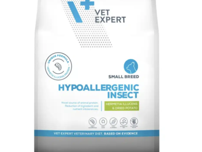 Vet Expert Hypoallergenic Insect Small Breeds – диета за кучета, намаляваща симптомите на хранителни алергии