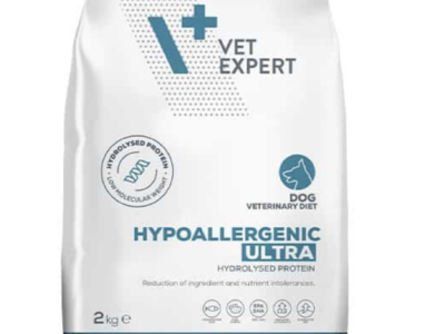 Vet Expert Hypoallergenic Ultra – суха диетична храна за зрели кучета при хранителна непоносимост, алергия или дерматологични заболявания