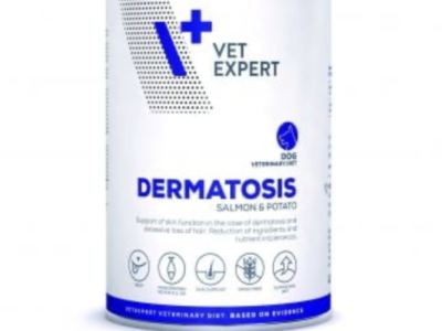 Vet Expert Dermatosis Salmon&potatoe dog can – за дерматологични проблеми и нежелани реакции към храни