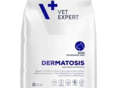 Vet Expert Dermatosis Dog Salmon & potato – за дерматологични проблеми и нежелани реакции към храни 2 КГ.