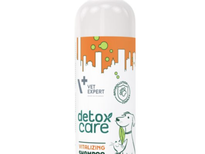 VET EXPERT Detox Care Vitalizing Shampoo 250ml – Шампоан, предназначен за хигиена и грижа за всички видове и цветове козина на кучета и котки, особено тези с матова...