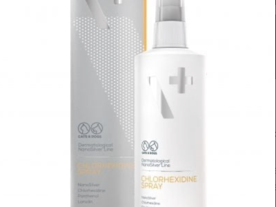 Vet Expert Chlorhexidine Spray – съдържащ хлорхексидин, за локално лечение при кучета и котки с кожни лезии от бактериален произход 100 мл.