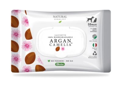 100% БИОРАЗГРАДИМИ МОКРИ КЪРПИЧКИ ЗА КУЧЕТА И КОТКИ С АРГАН И КАМЕЛИЯ 35БР.